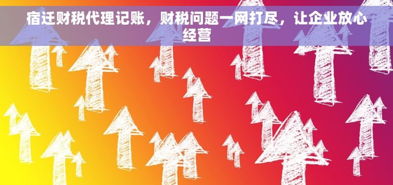 宿迁财税代理记账，财税问题一网打尽，让企业放心经营