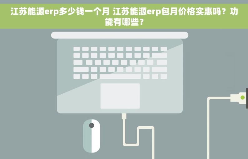 江苏能源erp多少钱一个月 江苏能源erp包月价格实惠吗？功能有哪些？