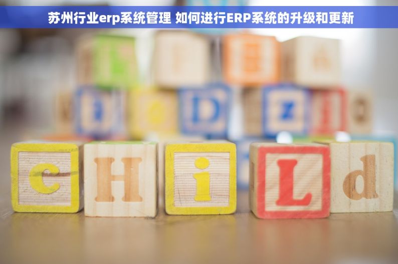  苏州行业erp系统管理 如何进行ERP系统的升级和更新