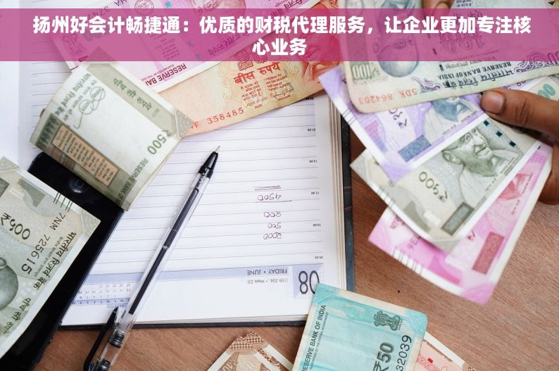  扬州好会计畅捷通：优质的财税代理服务，让企业更加专注核心业务
