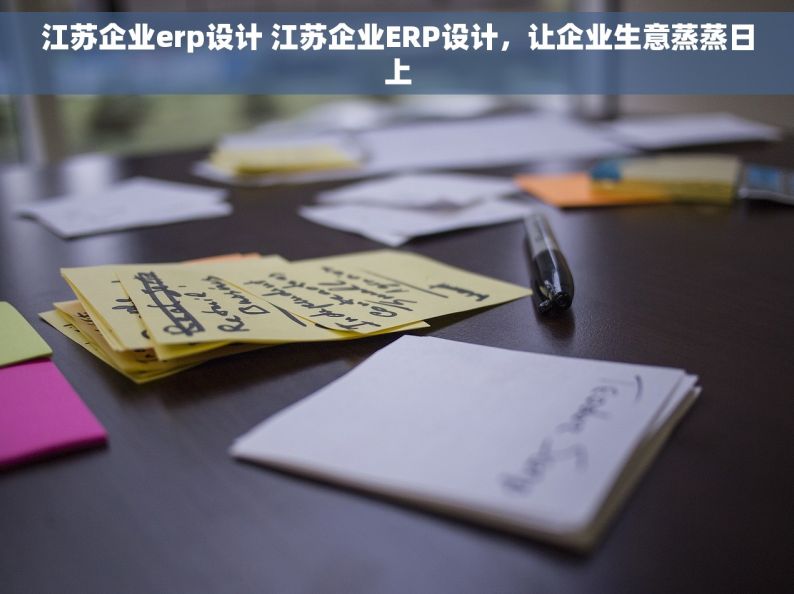 江苏企业erp设计 江苏企业ERP设计，让企业生意蒸蒸日上