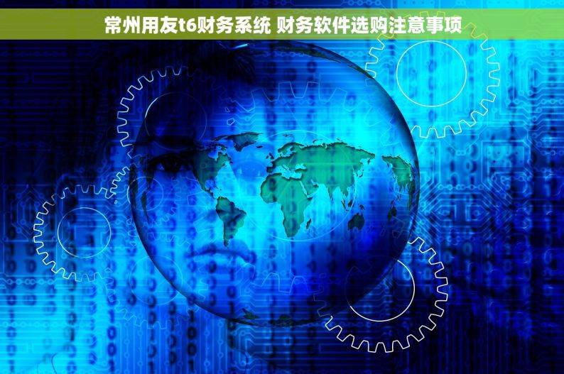 常州用友t6财务系统 财务软件选购注意事项