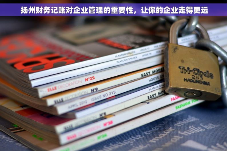  扬州财务记账对企业管理的重要性，让你的企业走得更远