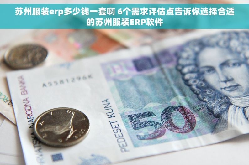 苏州服装erp多少钱一套啊 6个需求评估点告诉你选择合适的苏州服装ERP软件