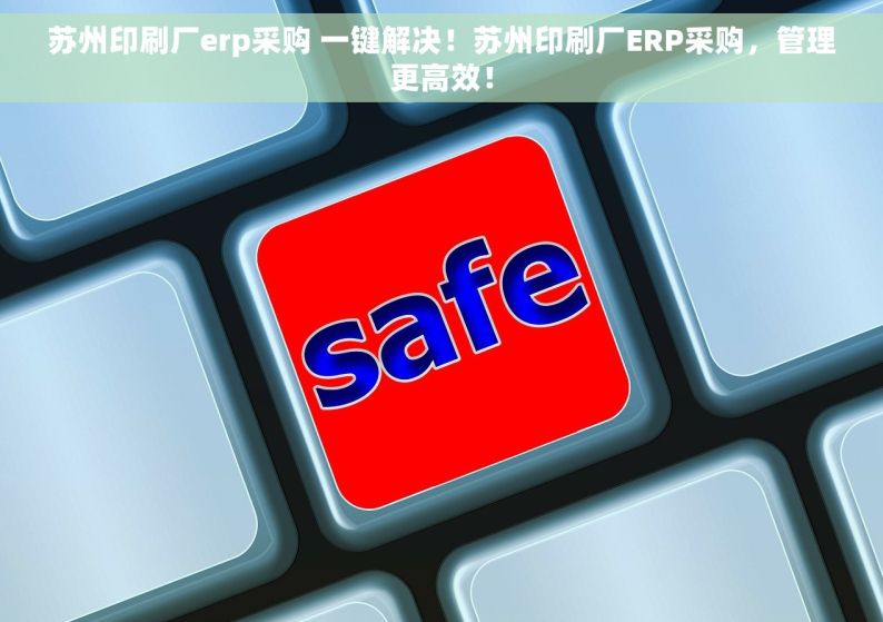 苏州印刷厂erp采购 一键解决！苏州印刷厂ERP采购，管理更高效！