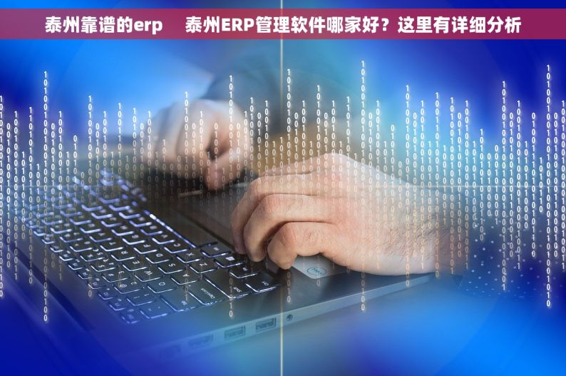 泰州靠谱的erp     泰州ERP管理软件哪家好？这里有详细分析