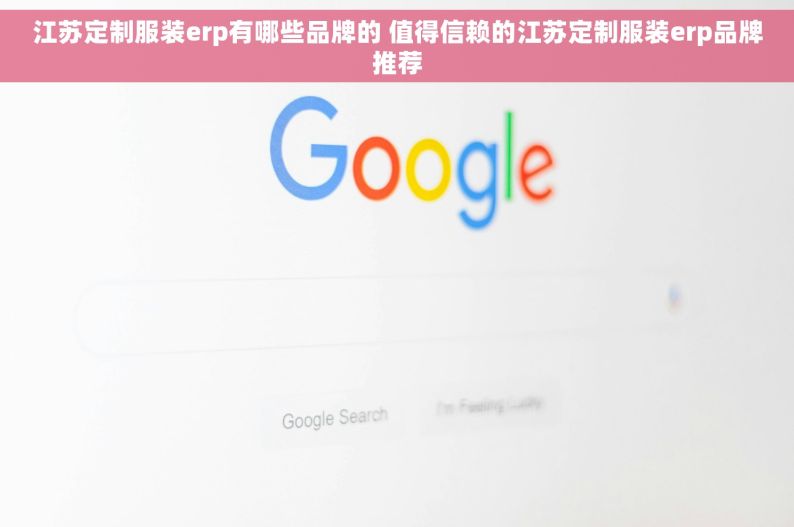 江苏定制服装erp有哪些品牌的 值得信赖的江苏定制服装erp品牌推荐