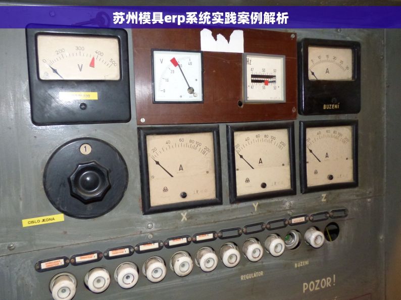 苏州模具erp系统实践案例解析