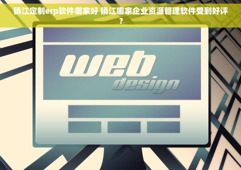 镇江定制erp软件哪家好 镇江哪家企业资源管理软件受到好评？