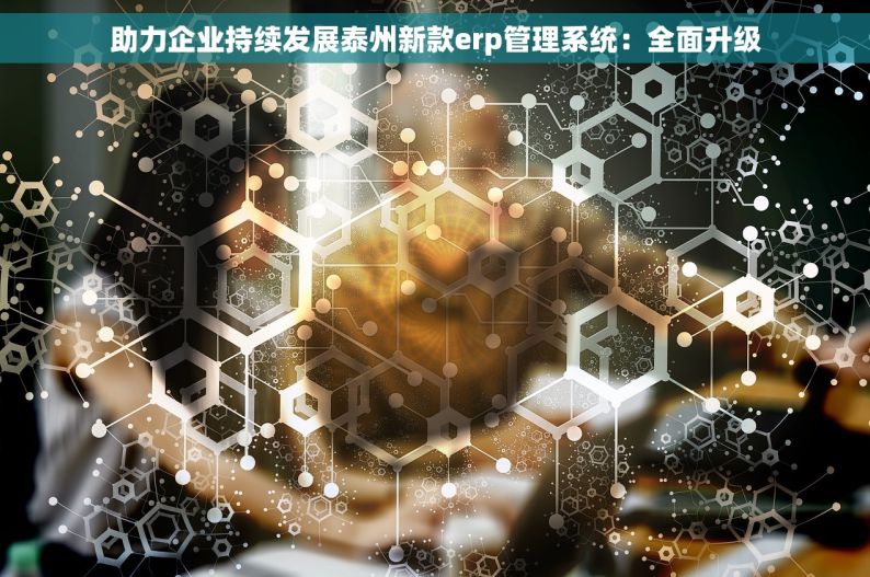 助力企业持续发展泰州新款erp管理系统：全面升级