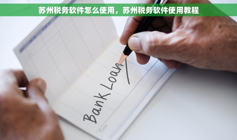 苏州税务软件怎么使用，苏州税务软件使用教程