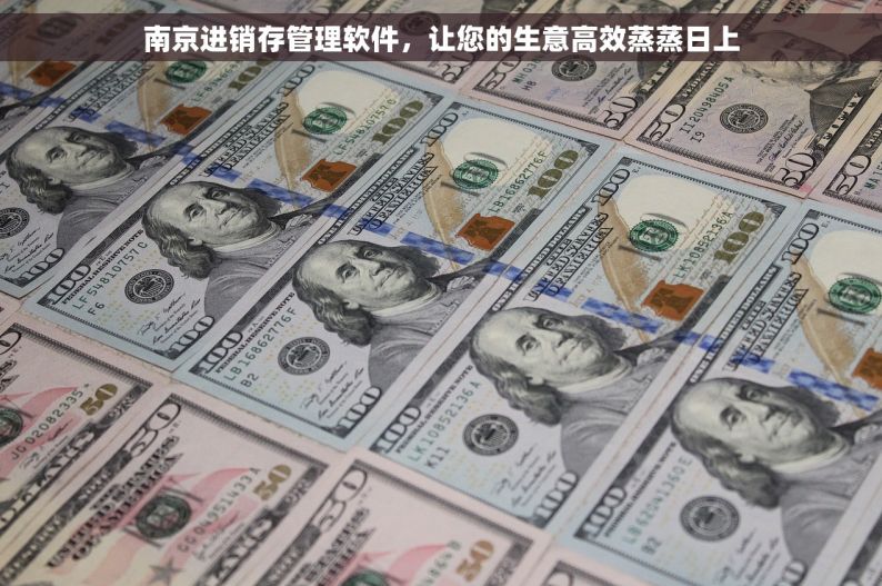 南京进销存管理软件，让您的生意高效蒸蒸日上