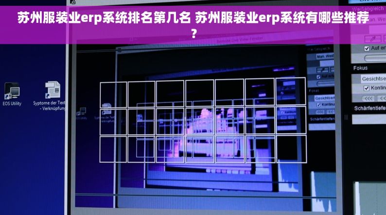 苏州服装业erp系统排名第几名 苏州服装业erp系统有哪些推荐？