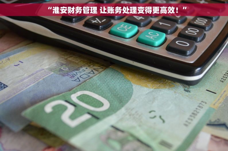 “淮安财务管理 让账务处理变得更高效！”