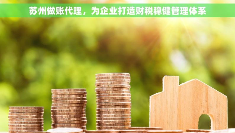 苏州做账代理，为企业打造财税稳健管理体系