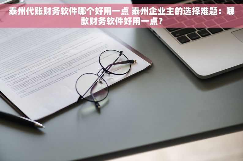 泰州代账财务软件哪个好用一点 泰州企业主的选择难题：哪款财务软件好用一点？