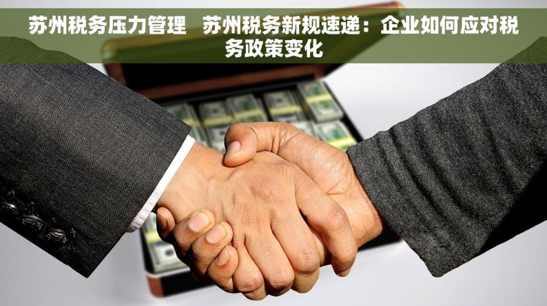 苏州税务压力管理   苏州税务新规速递：企业如何应对税务政策变化