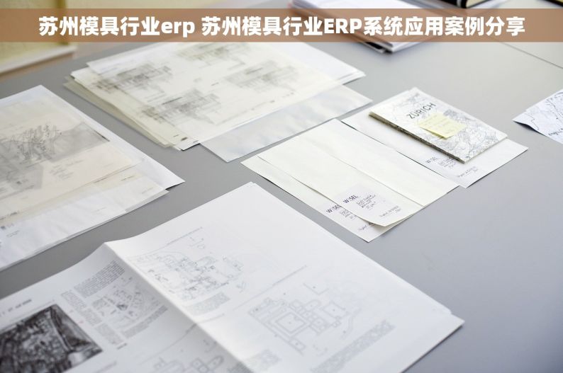 苏州模具行业erp 苏州模具行业ERP系统应用案例分享