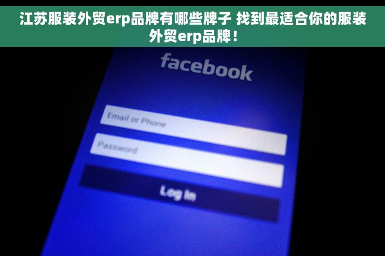 江苏服装外贸erp品牌有哪些牌子 找到最适合你的服装外贸erp品牌！