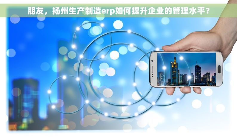 朋友，扬州生产制造erp如何提升企业的管理水平？