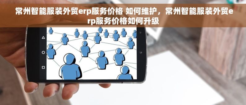  常州智能服装外贸erp服务价格 如何维护，常州智能服装外贸erp服务价格如何升级