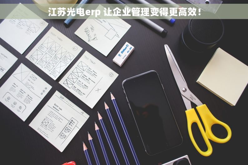 江苏光电erp 让企业管理变得更高效！