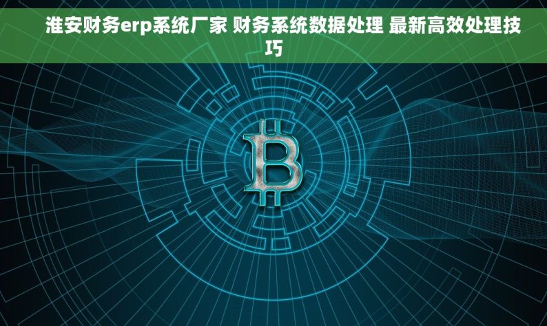     淮安财务erp系统厂家 财务系统数据处理 最新高效处理技巧