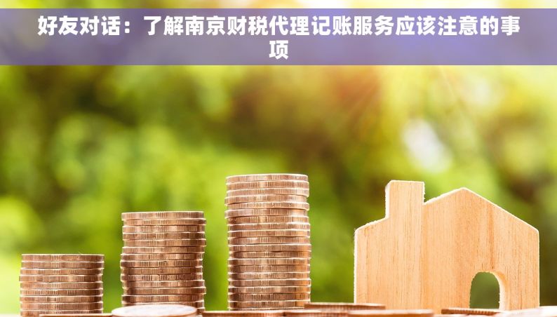 好友对话：了解南京财税代理记账服务应该注意的事项