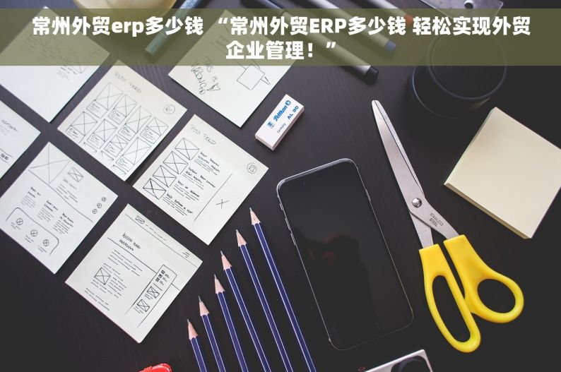 常州外贸erp多少钱 “常州外贸ERP多少钱 轻松实现外贸企业管理！”