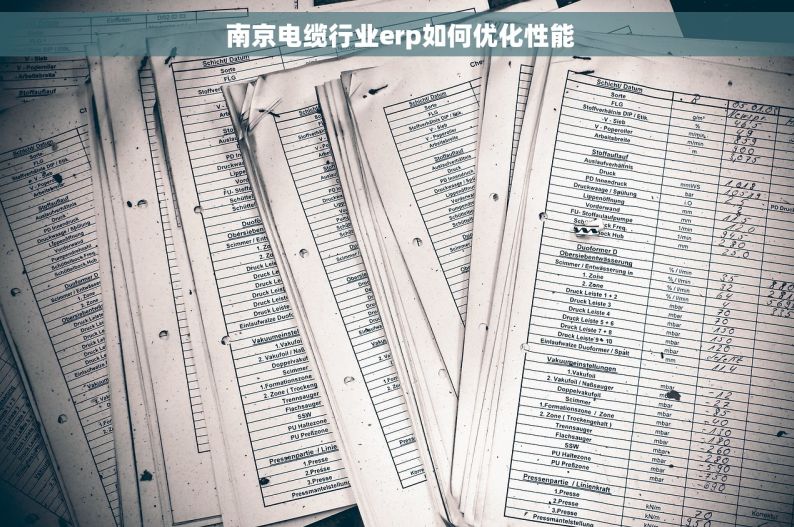  南京电缆行业erp如何优化性能