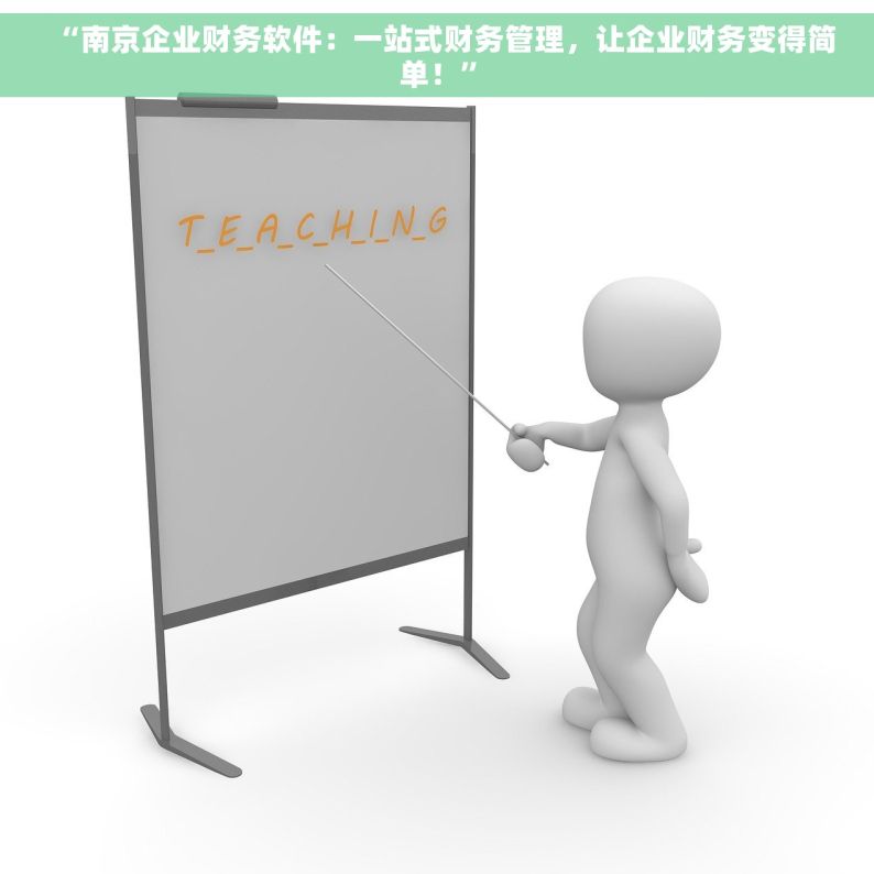 “南京企业财务软件：一站式财务管理，让企业财务变得简单！”