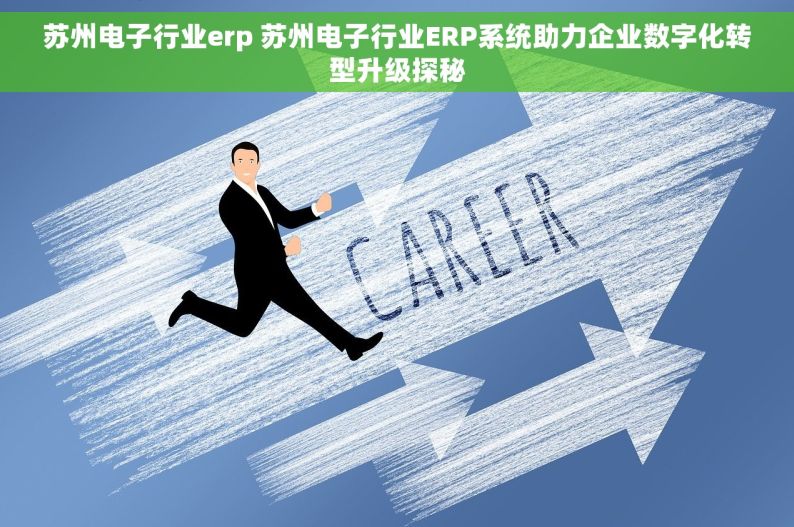 苏州电子行业erp 苏州电子行业ERP系统助力企业数字化转型升级探秘