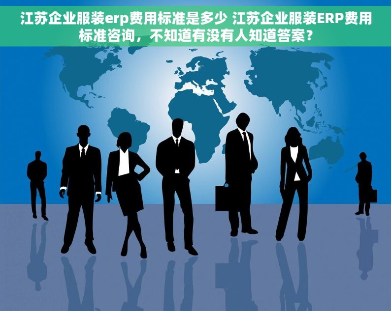 江苏企业服装erp费用标准是多少 江苏企业服装ERP费用标准咨询，不知道有没有人知道答案？