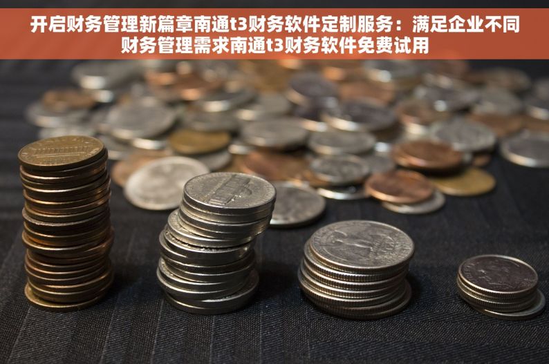 开启财务管理新篇章南通t3财务软件定制服务：满足企业不同财务管理需求南通t3财务软件免费试用
