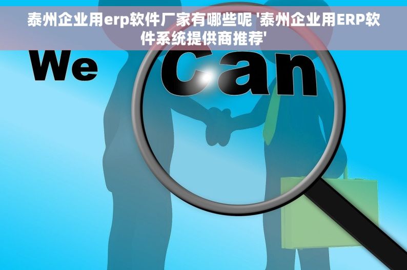 泰州企业用erp软件厂家有哪些呢 '泰州企业用ERP软件系统提供商推荐'