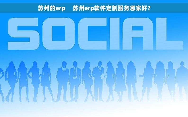 苏州的erp     苏州erp软件定制服务哪家好？