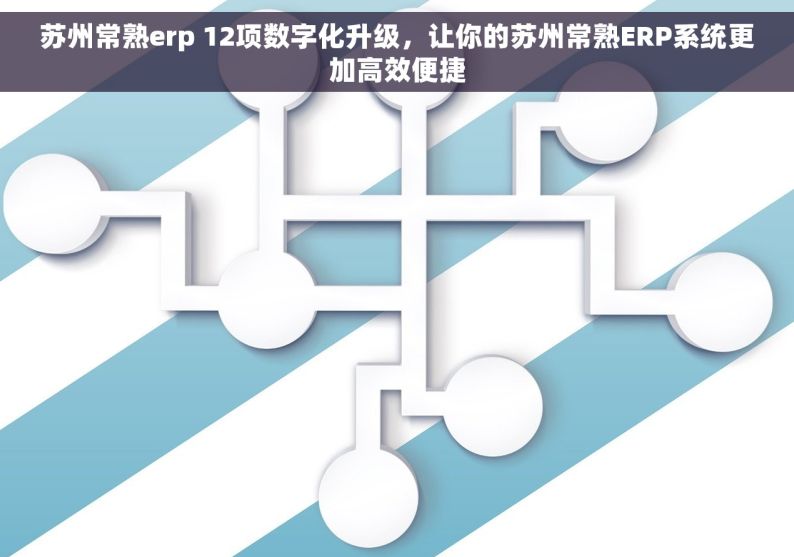 苏州常熟erp 12项数字化升级，让你的苏州常熟ERP系统更加高效便捷