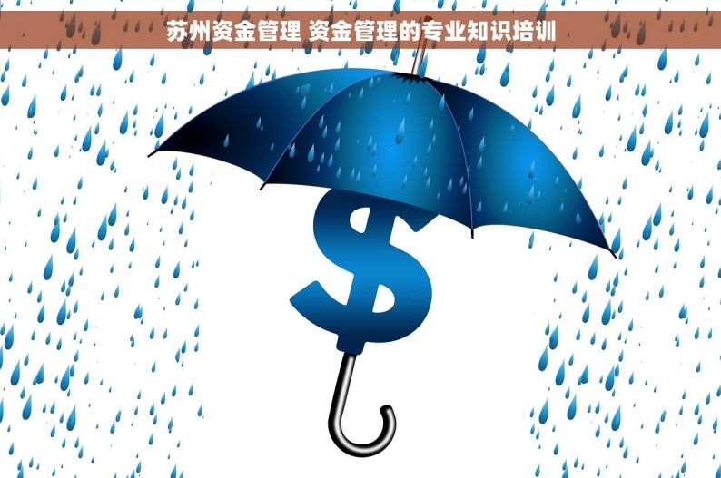 苏州资金管理 资金管理的专业知识培训