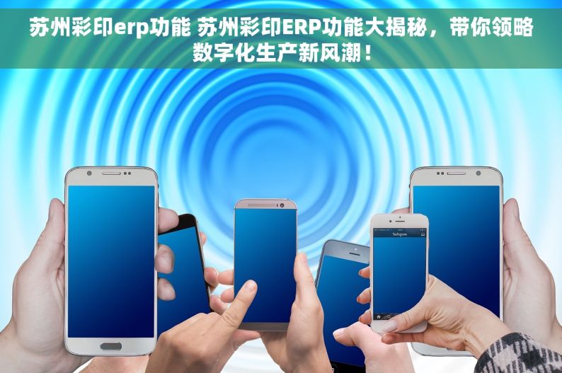 苏州彩印erp功能 苏州彩印ERP功能大揭秘，带你领略数字化生产新风潮！
