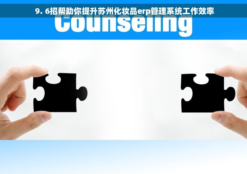  9. 6招帮助你提升苏州化妆品erp管理系统工作效率