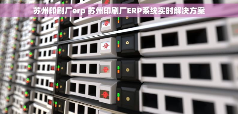 苏州印刷厂erp 苏州印刷厂ERP系统实时解决方案