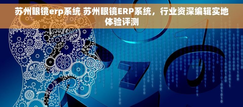 苏州眼镜erp系统 苏州眼镜ERP系统，行业资深编辑实地体验评测