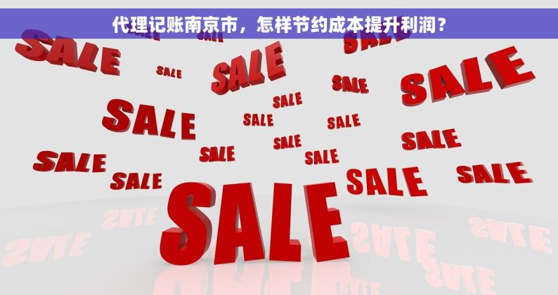 代理记账南京市，怎样节约成本提升利润？