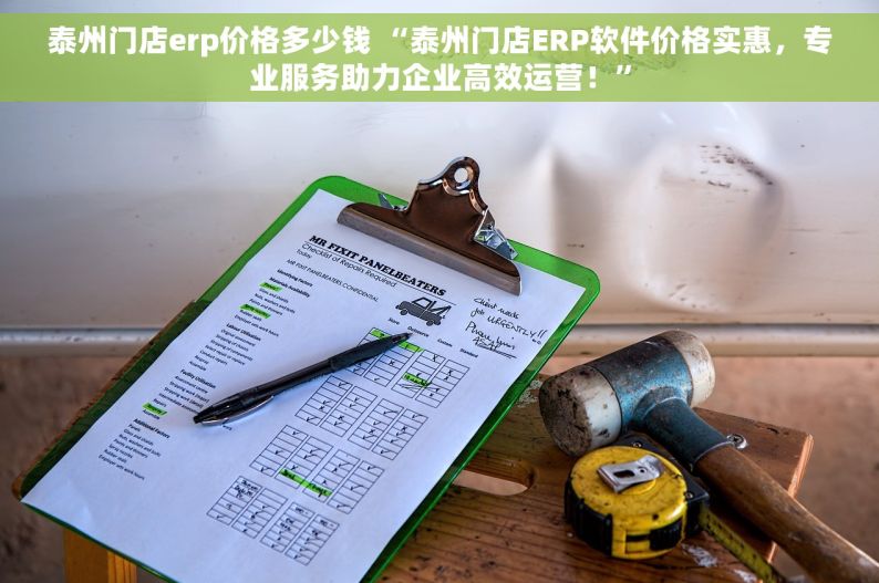 泰州门店erp价格多少钱 “泰州门店ERP软件价格实惠，专业服务助力企业高效运营！”