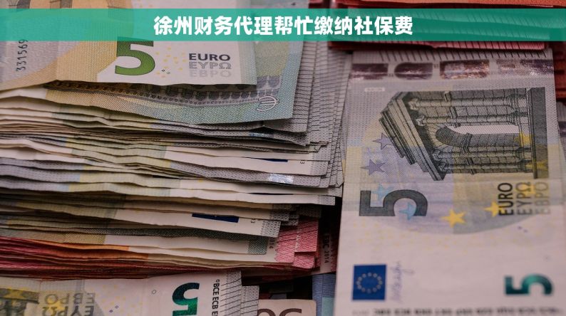 徐州财务代理帮忙缴纳社保费