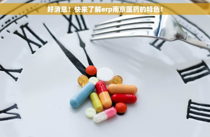 好消息！快来了解erp南京医药的特色！