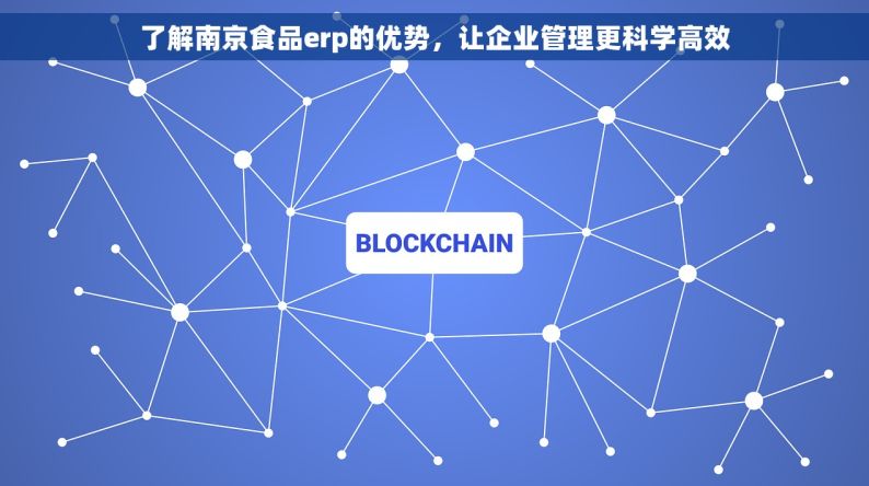 了解南京食品erp的优势，让企业管理更科学高效