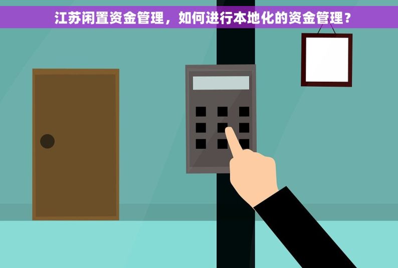   江苏闲置资金管理，如何进行本地化的资金管理？