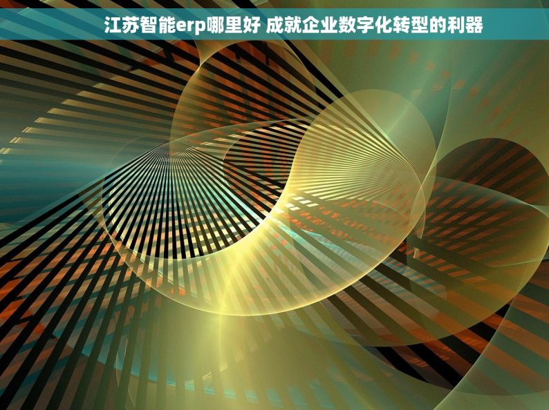         江苏智能erp哪里好 成就企业数字化转型的利器
