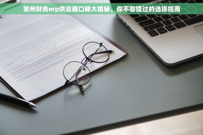 常州财务erp供应商口碑大揭秘，你不容错过的选择指南